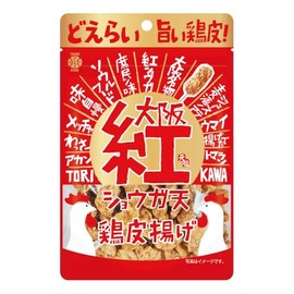 Idea Package Osaka Beni Ginger Fried Chicken Skin 1.6 oz (45 g)