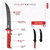 Bubba *1-Pack* Bubba 9" Stiff Blade Fillet Knife Stainless Steel