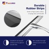 TOOVEM 14-Inch Stainless Steel Shower Squeegee with Hooks