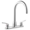 American Standard 7074550.002 Colony Pro Two-Handle High-Arc Kitchen Faucet Less