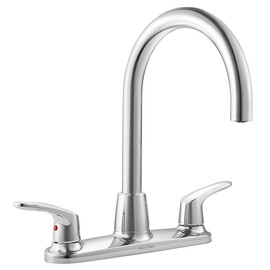 American Standard 7074550.002 Colony Pro Two-Handle High-Arc Kitchen Faucet Less Sray In Polished Chrome