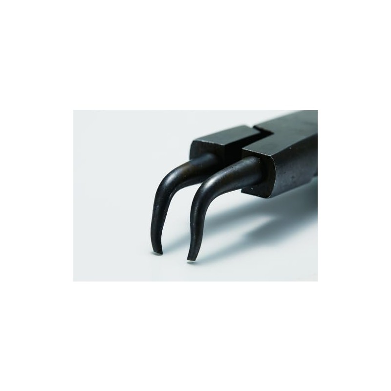 TRUSCO(トラスコ) スナップリングプライヤー 孔用 Φ1.8 曲爪50型 50-2B