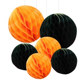 Happy Spring Party Decoratio Honeycomb 20 cm 25 cm Set of 6