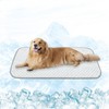 MICROCOSMOS Pet Cooling Mat & Sleeping Pad- Breathable Bubble Surface,