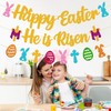 Happy Easter He is Risen Banner Jesus is Risen Theme