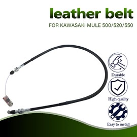 Left & Right Parking Brake Cable fit for KAWASAKI MULE 500/520/550 By MOPASEN