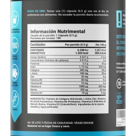 Vitaminas Cabello Barba Hombre 180 Cápsulas Life