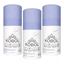 KOBOL NATURA| 3 Piezas de Desodorantes Naturales Vegano | Para toda la familia y Niños |12hrs Reales contra el mal olor o te regresamos tu dinero| SIN Bicarbonato no Irrita | 3 piezas de Geranio Lavanda | Unico con Garantía de Marca