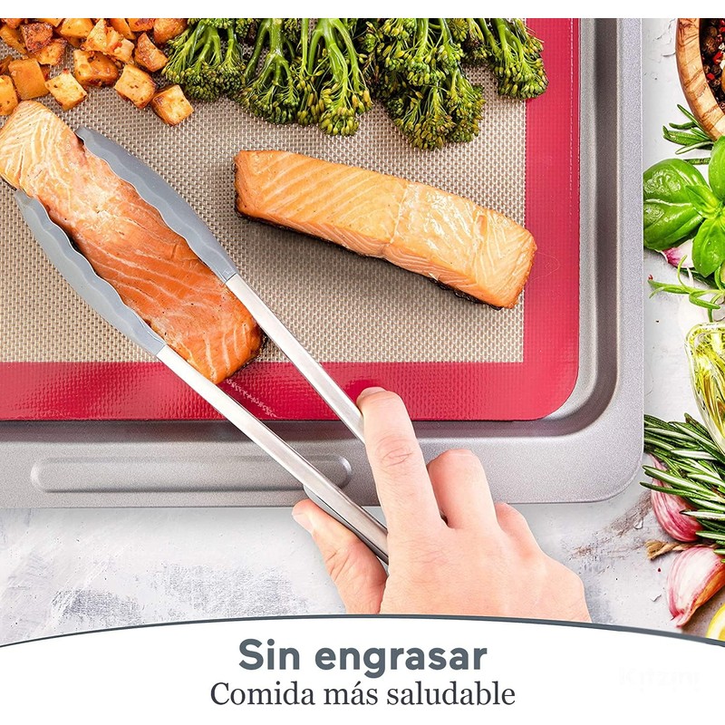 U Chef Set de Alfombrillas antiadherentes para hornear, Tapete para