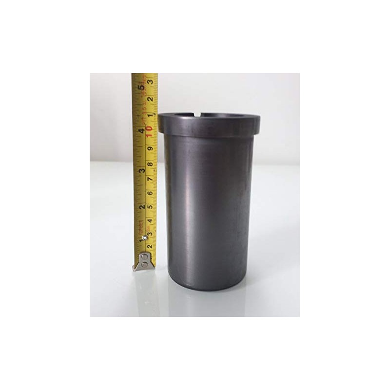 OTOOLWORLD 99.9% Pure Graphite Crucible Metal Melting Gold Silver Scrap