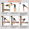 Meiwaltee Blind Riveter Set 4-in-1, Riveter Set with 200 Rivets