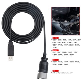 Diagnostic Tool Scanner KIT with Chip FT232RL Compatible with All Models Evinrude E-TEC, FICHT, DI 1999-2020, G2 Outboard Boat Marine Engines, Ytpoools