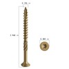 Wensilon #10 * 3" Deck Screws, (137pcs) 2 lbs.Exterior Wood