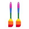 Cooking With Pride Non-Stick Scraper Spatula, Heat-Safe Silicone With Iron