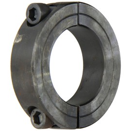 Climax Part 2C-162, Mild Steel, Black Oxide Plating, Clamping Collar, 1 5/8 inch bore, 2 5/8 inch OD, 11/16 inch Width, 5/16-24 x 1" Clamp Screw