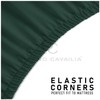 Premium King Size Extra Deep Fitted Sheet Dark Green -