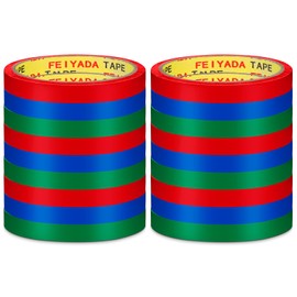 Wakauto 18Pcs Clear Bag Sealing Tape 12mm Freezer Ice Food Bags Colorful Poly Sealing Tape Bag Sealer Machine Tape Roll for Home Store