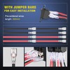 Nilight 2 Gang ON-Off Switch Panel 4 PIN DPST Toggle