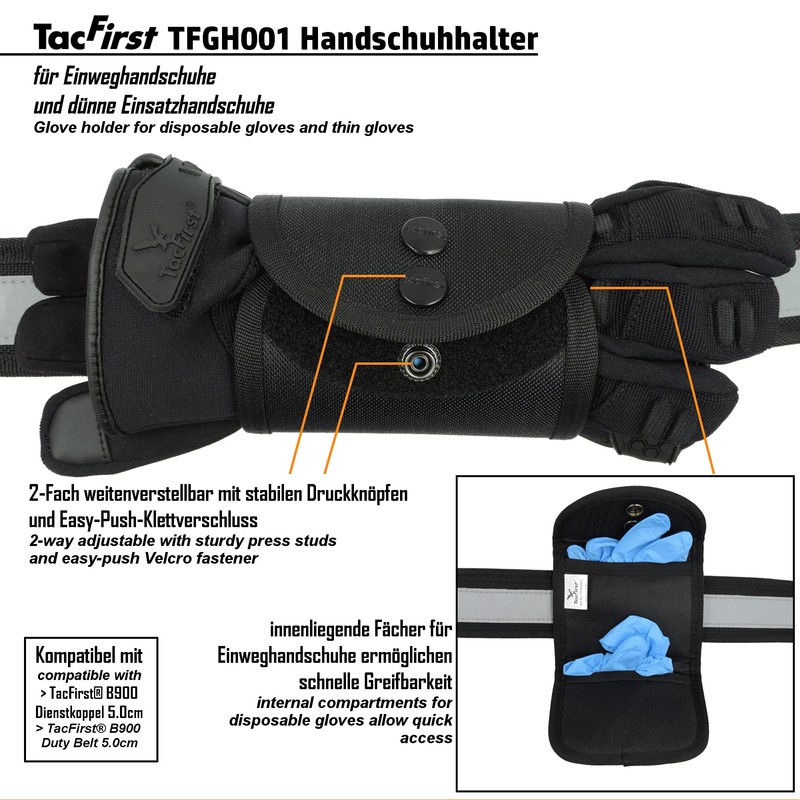 TacFirst GH001 Glove Holder for Disposable Gloves and Gloves, Glove