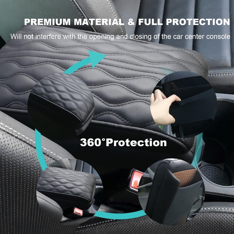 YEE PIN (Thickened) Armrest Cover Compatible with Seat Ateca 2016-2022,