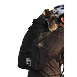 K9 Sport Sack | Dog Carrier Adjustable Backpack (Medium, Air - Jet Black)