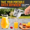Hand Juicer Squeezer - Aluminum Lemon Squeezer for Effortless Juice