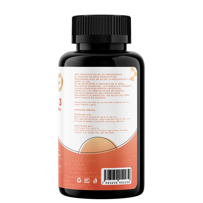 Mw Lab Omega 3 De Salmón Noruego Puro | 60