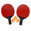 Table Tennis Paddles Set with 2PCS Penholds and 3PCS Balls