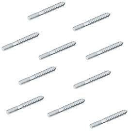 Gedotec M4 x 30 mm Furniture Screws, Pack of 20, Galvanised Steel, Cross Drive, Flat Head