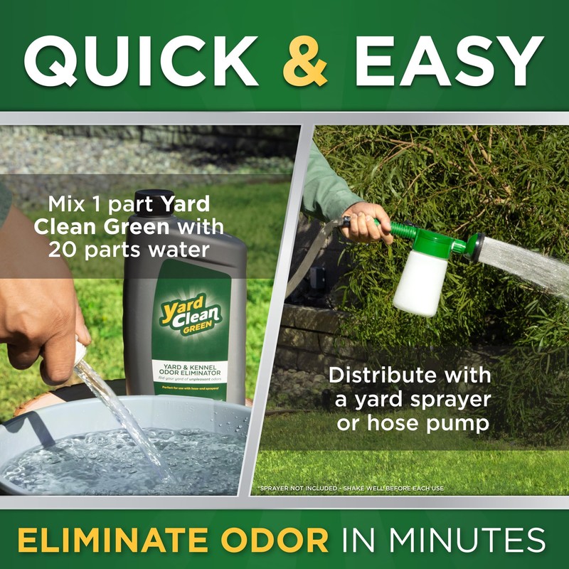 Urine OFF Yard Clean Green Yard and Kennel Odor Eliminator