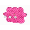 kit de 3 toallas nocturnas de 30 cm (rosa)