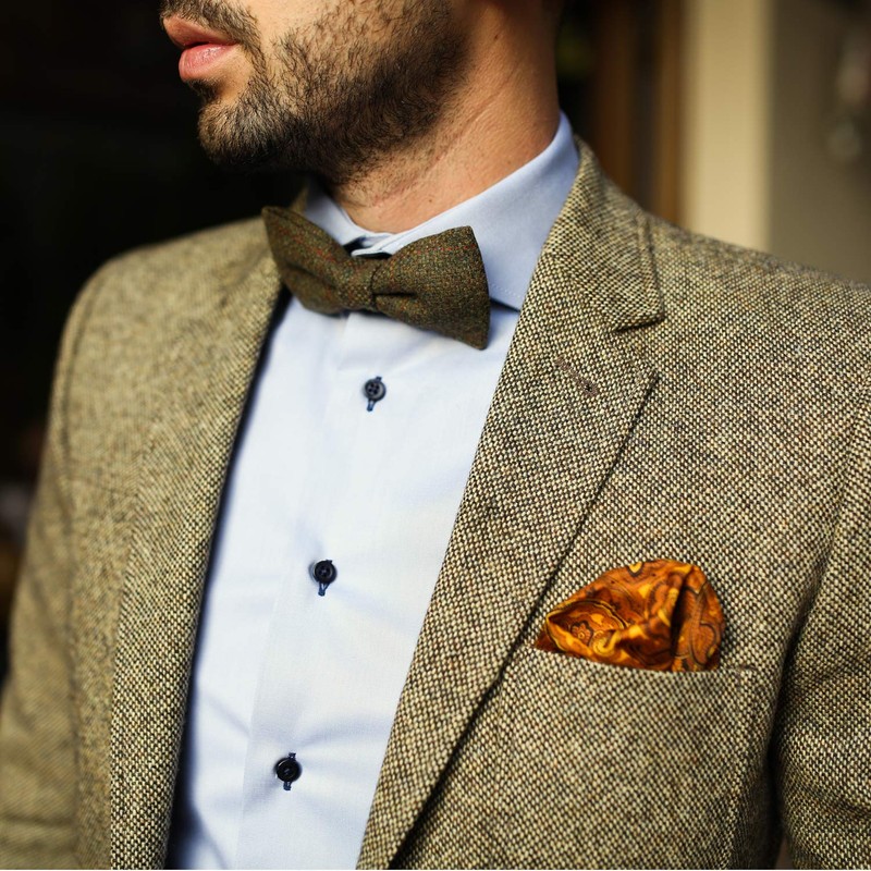 DonDon Men's Bow Tie 12 x 6 cm Checked Tied