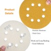 Aiyard 5-Inch 8-Hole Hook and Loop Sanding Discs 80-Grit Random