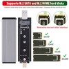 M.2 Nvme PCIE NGFF SATA SSD Enclosure USB3.2 Gen2 Type