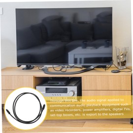 FELTECHELECTR 3pcs Optical Audio Cable Od Fiber Audio Cable for Tv Home Theater Pure-Plated Connectors Wear-Resistant