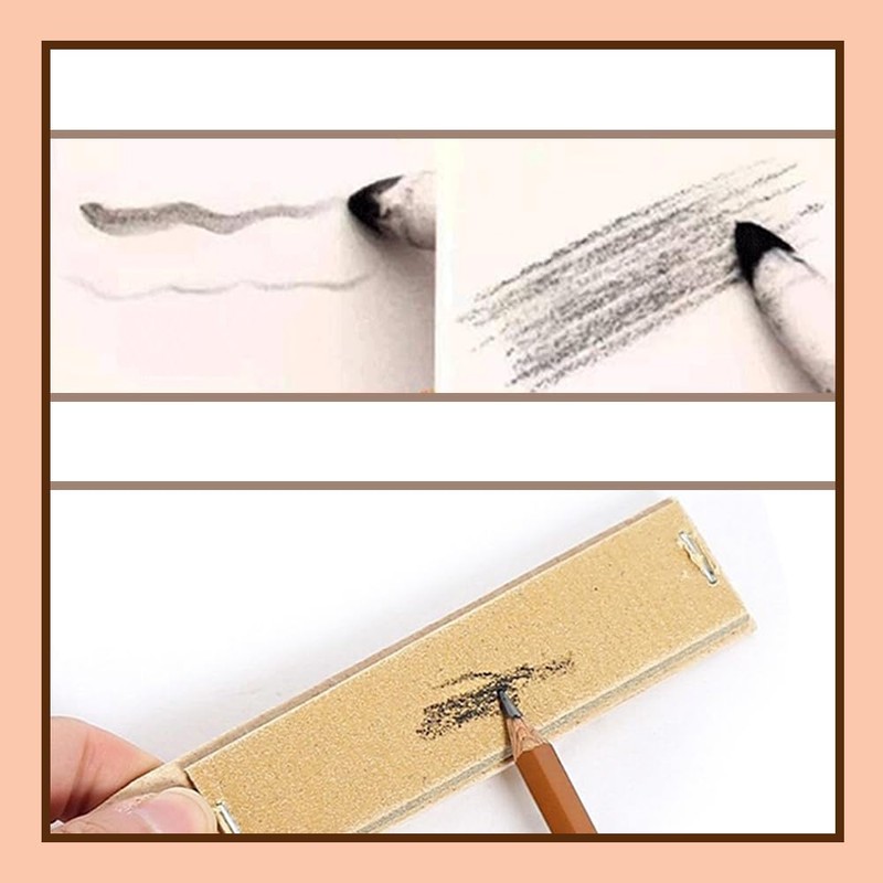 Paper Eraser Pen, Double-Ended Type, 6 Sizes, Erasable Pen, 10