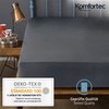 Komfortec Single Fitted Sheet 100% Cotton, 11 inch (30 cm)