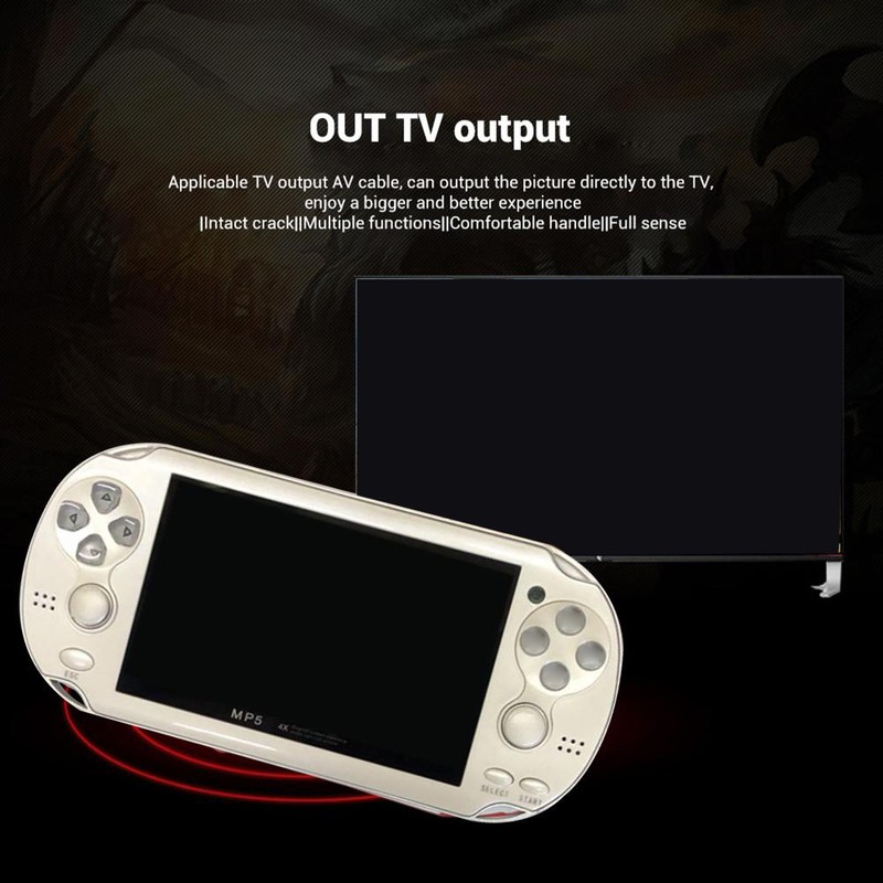 Classic Game Console 4.3inch HD Screen Handheld Retro Game Console