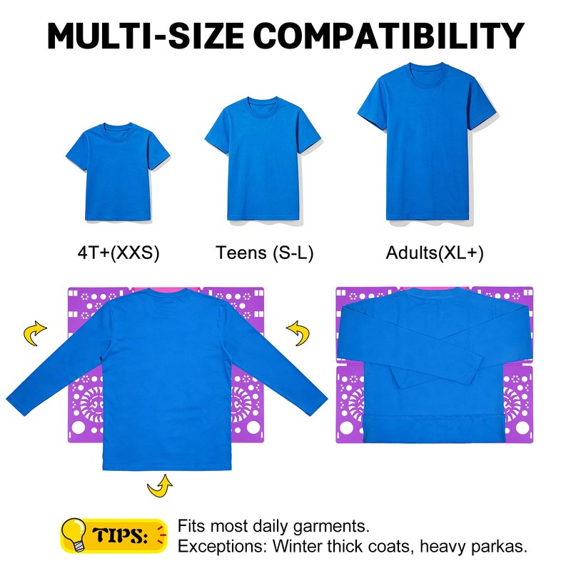 BoxLegend Version 3 Shirt Folding Board t Shirts Clothes Folder