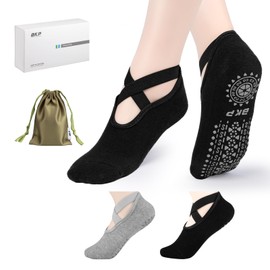 BKP Yoga Socks-Barefoot Non-slip Grip Socks For Women,Suitable For Pilates,Ballet,Plasticity,Dance,Home,Training