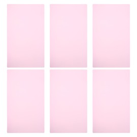 PATIKIL A4 Size Guided Reading Sheet, 6pcs Correction Lighting Gel Filter Colored Overlay Transparent Color Film for Classroom Photo Studio, Pink