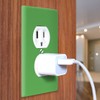 WIRESTER Duplex Outlet Cover Wall Plate/Switch Plate - Solid Green