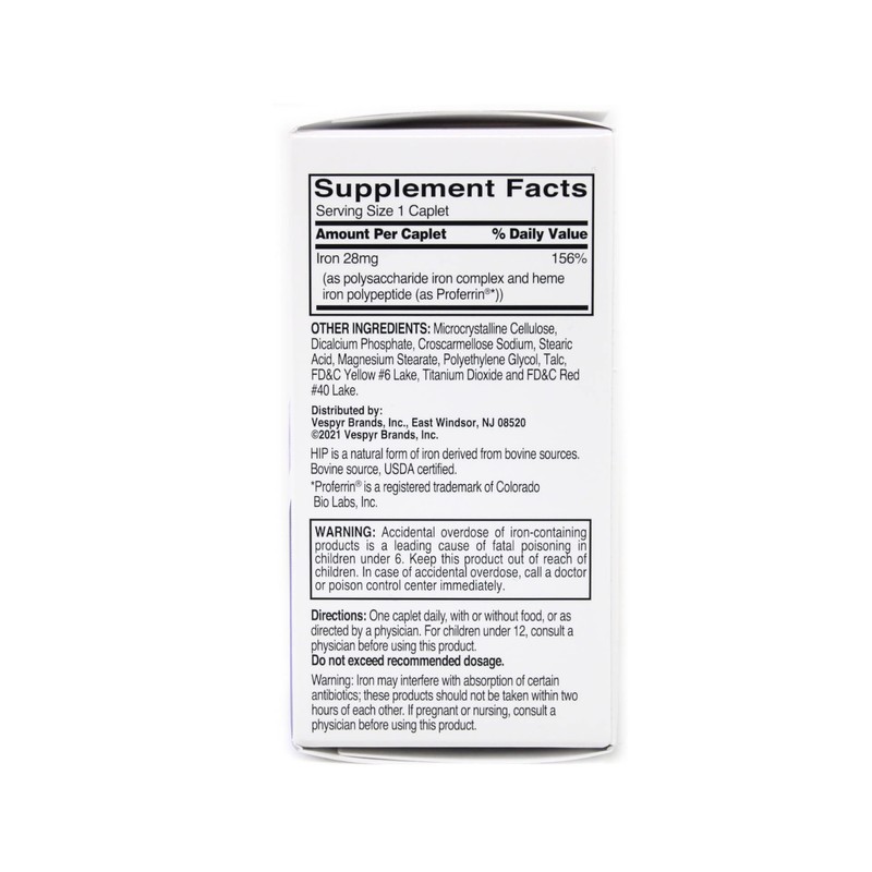 Feosol Bifera Iron Caplets Complete 30 ea (Pack of 7)