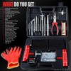 Heavy Duty Tire Repair Tools Kit - 108 PCS Set