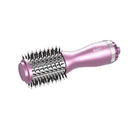 Cortex Beauty Mini Blowout Brush – Compact Hot Air Brush for Voluminous Hair – Lightweight Blow Dryer Brush with 360° Airflow, Oval Barrel & Multiple Heat Settings for Salon-Quality Styling - (Purple)