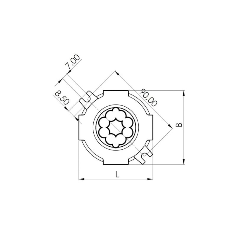 Wiska 10110636 Combi 304 3-221-413 BK Combi 304 Junction Box,
