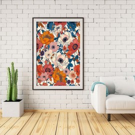 WUDWL Diamond Painting Kits for Adults - Flower DIY 5D Diamond Art Kits Full Drill Diamond Dots Paintings with Diamonds Gem Art and Crafts Home Decor 12x16inch