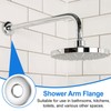 sourcing map 4 Pcs Shower Arm Flange, 0.8"x 2.1"x 0.2"(ID.x