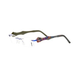 Switch it! Set 2064 Interchangeable Glasses Mount Acetate Colourful Flowers Fauna, multi-coloured, 135 mm