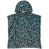 Harry Bear Girls Towel Poncho, Leopard Print Kids Towel Poncho,